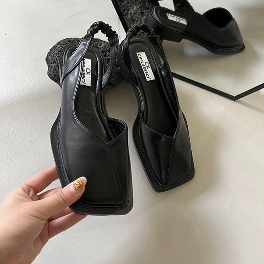 Heidi-Mode | Nose Flats Pu Fashion Sandalen