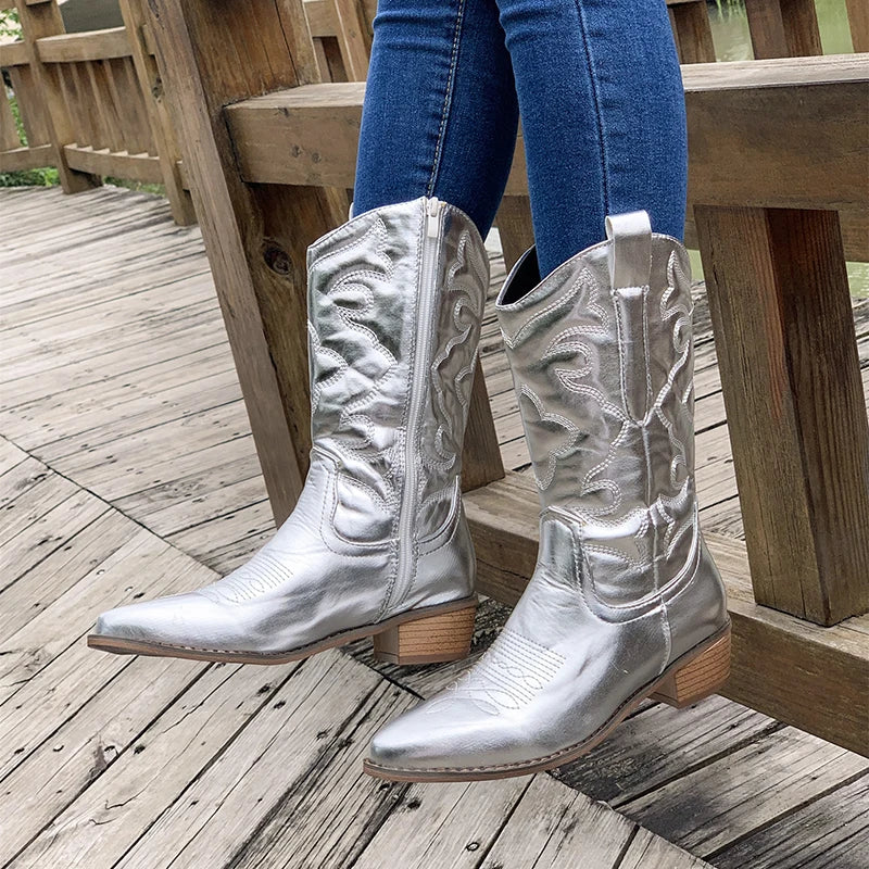 Heidi-Mode | Retro Cowboy Stiefel