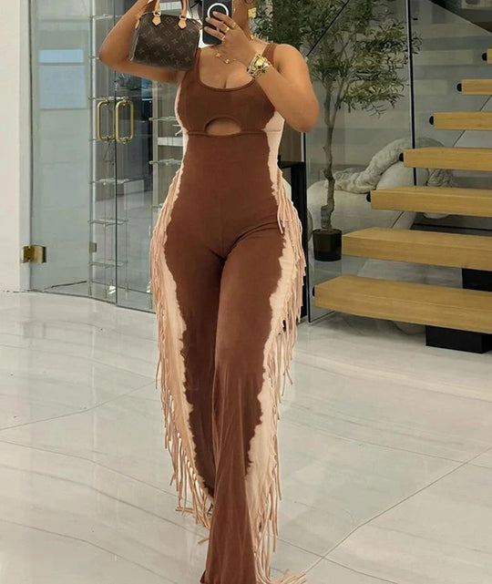 Heidi-Mode | Quaste Kontrast Stretch Latzhose