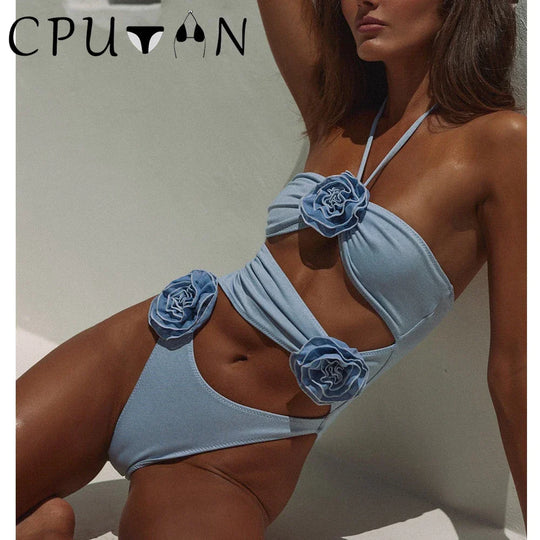 Heidi-Mode | Sexy Push-Up-Bikini-Set Hohe Taille Badeanzug Vintage Frauen Bademode Sommer Strandbekleidung Brasilianischer Biquini Bademode