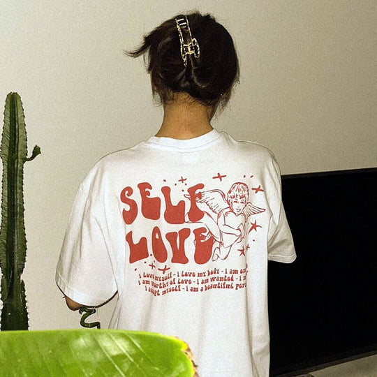 „SELF LOVE“ T-Shirt für Damen