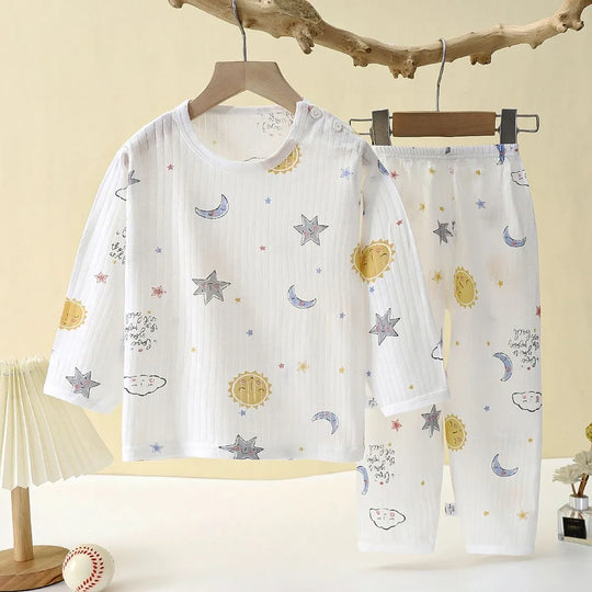 Heidi-Mode Dreams Bequemes Pyjama-Set für die Kleinen