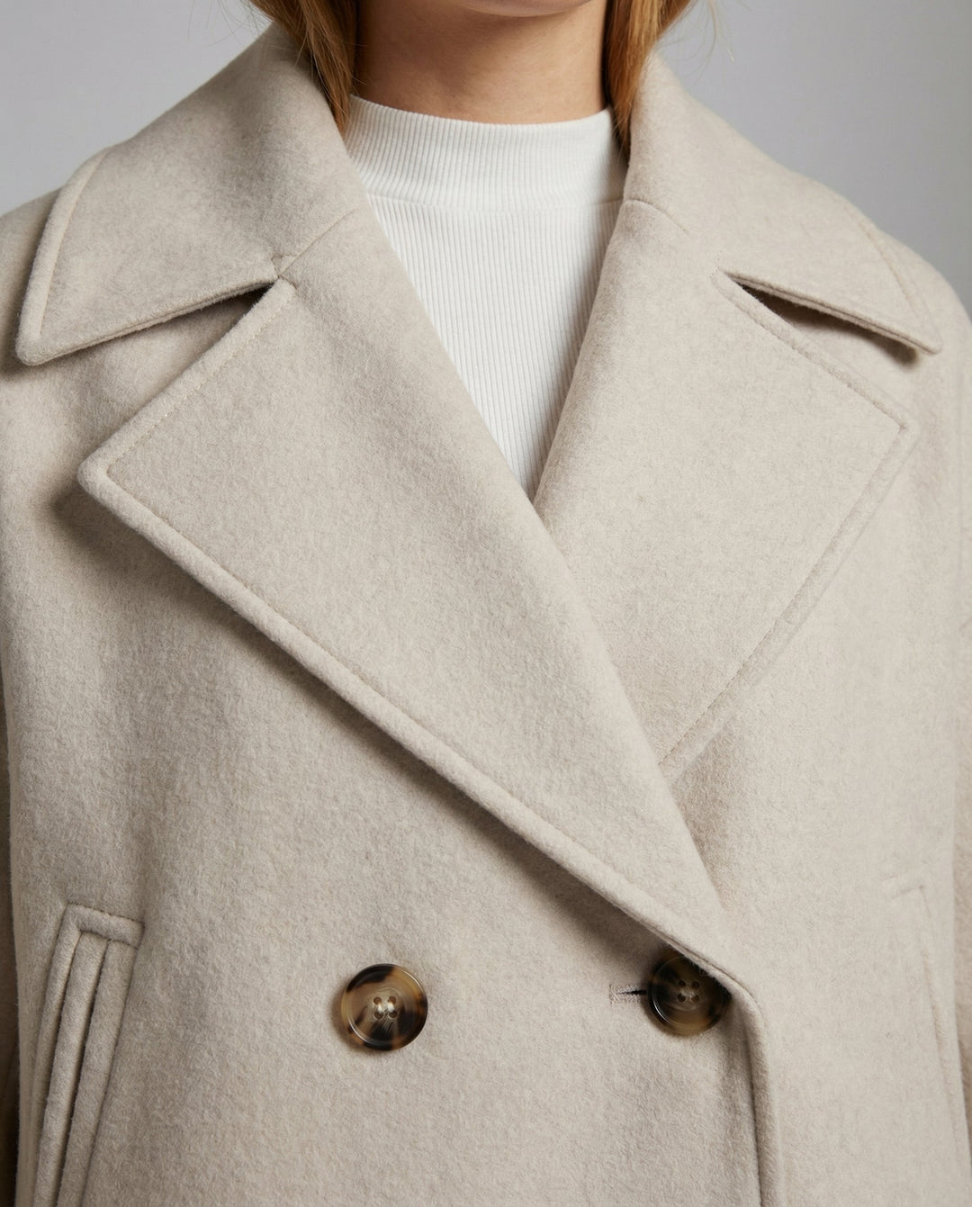 Damen Jacke mit Kurzschnitt & Doppelreiher | Heidi-Mode