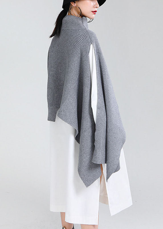 Heidi-Mode - Schlichter Pullover mit asymmetrischem Design