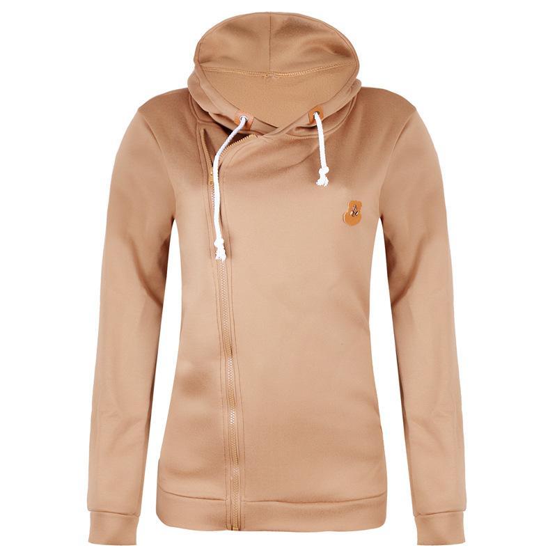 Heidi-Mode | Größe Reißverschluss Taschen mit Kordelzug Hoodie
