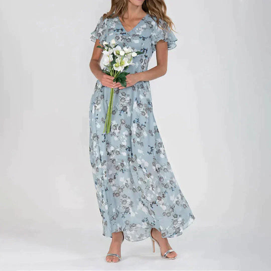 Heidi-Mode | Elegante Blumen Kleid für Festliche Anlässe