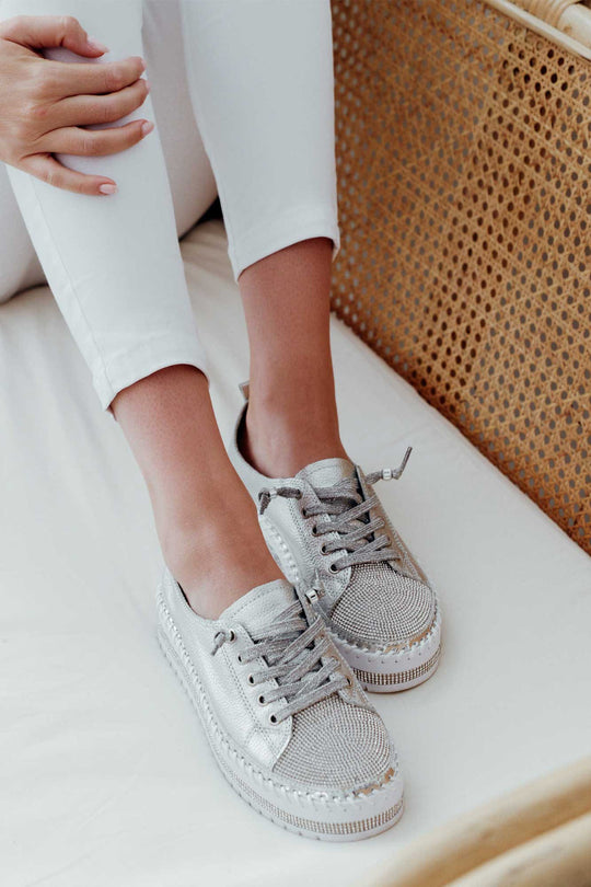 Heidi-Mode | Bequemer Diamanten Sommerschuh