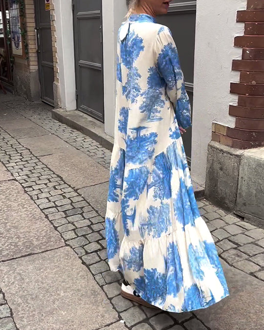 Fließendes Cocktailkleid