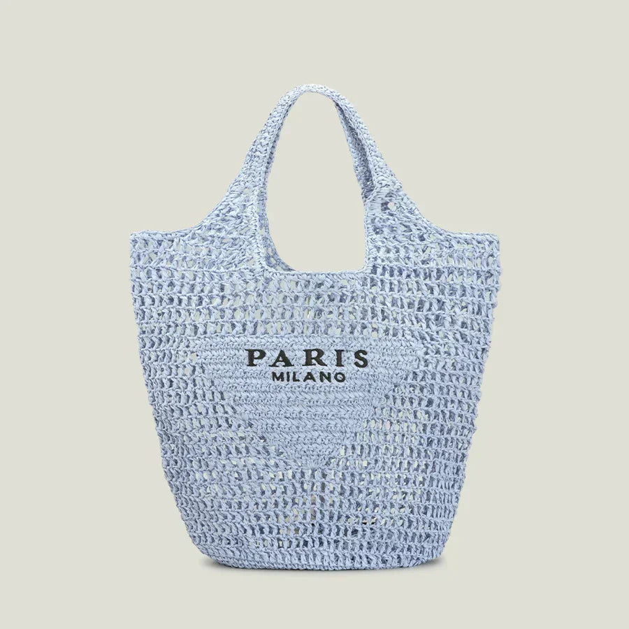 Heidi-Mode | Milano - Handgewebte Tasche mit Heidi-Mode- und Milano-Aufdruck