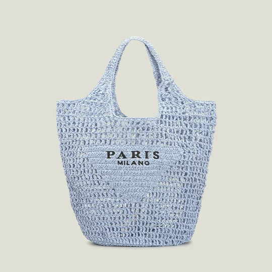Heidi-Mode | Milano - Handgewebte Tasche mit Heidi-Mode- und Milano-Aufdruck