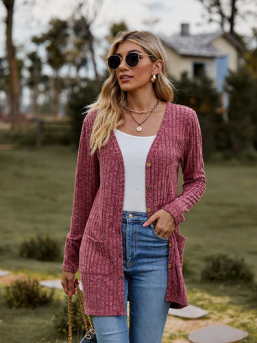 Heidi-Mode | Modische Strickjacke für Frauen mit Taschen