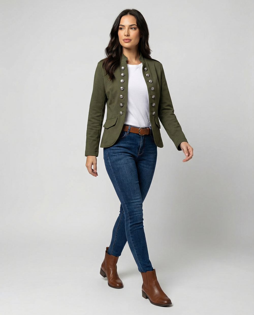 Heidi-Mode | Damenblazer mit Stehkragen