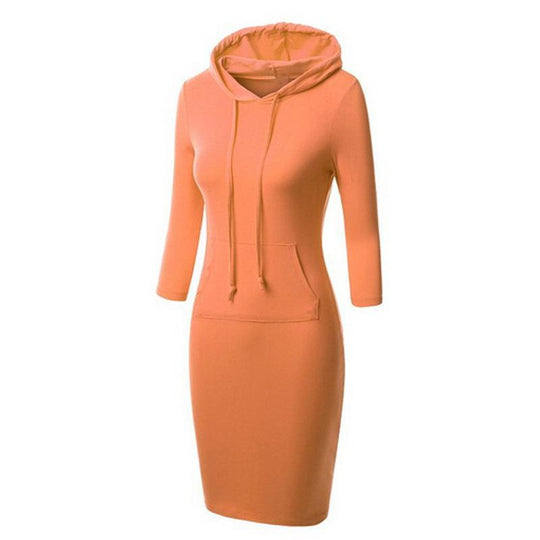 Heidi-Mode | Sportliches Hoodie-Kleid mit Kordelzug