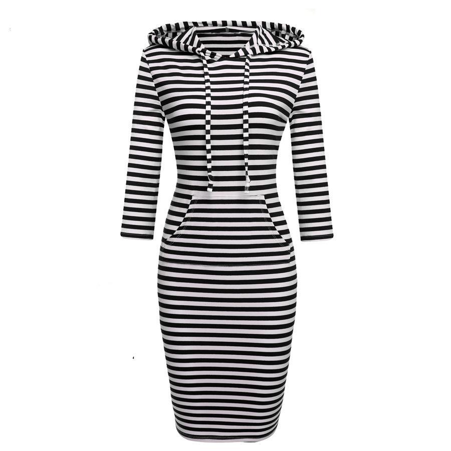 Heidi-Mode | Sportliches Hoodie-Kleid mit Kordelzug