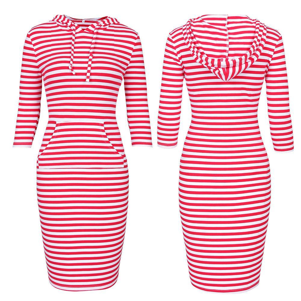 Heidi-Mode | Sportliches Hoodie-Kleid mit Kordelzug
