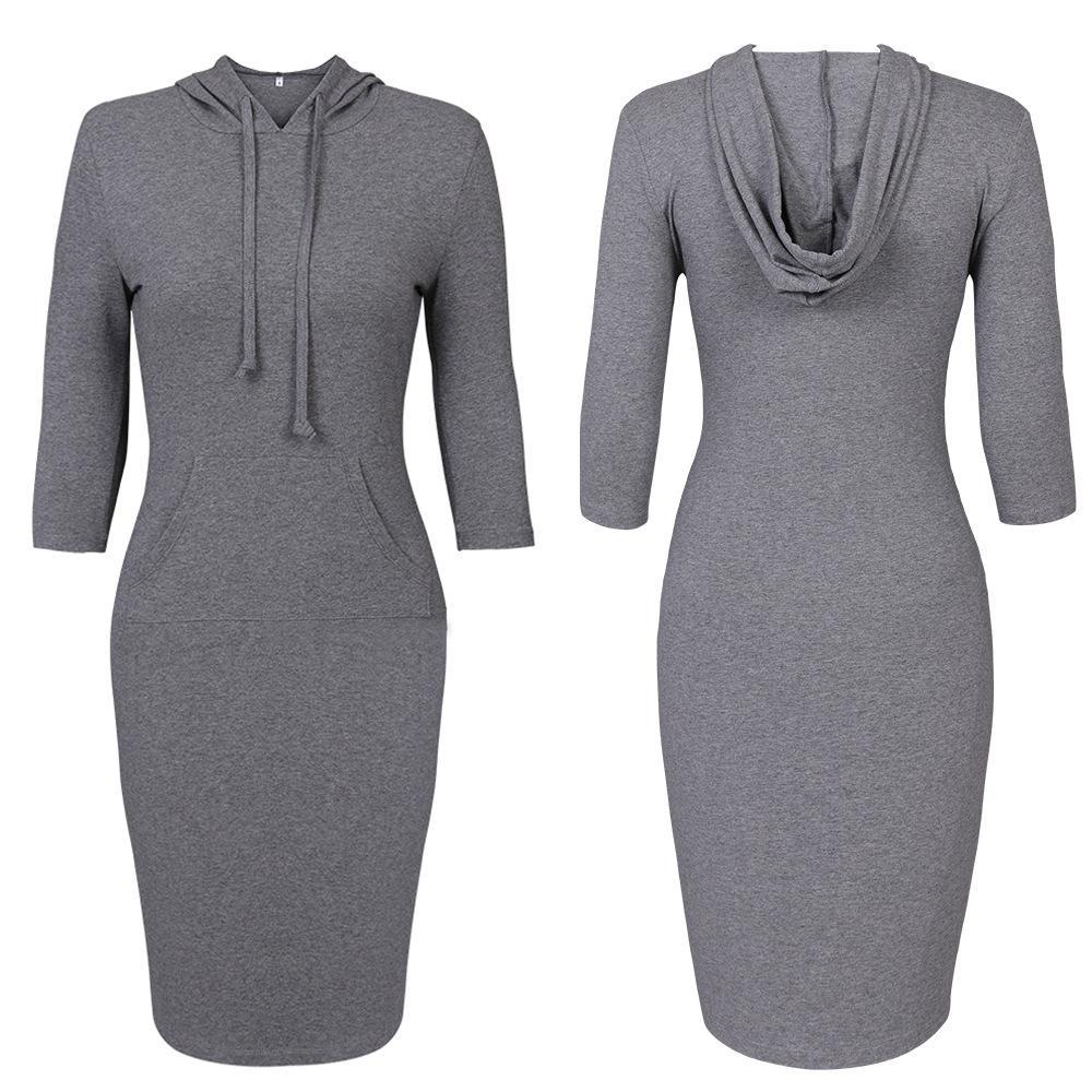 Heidi-Mode | Sportliches Hoodie-Kleid mit Kordelzug