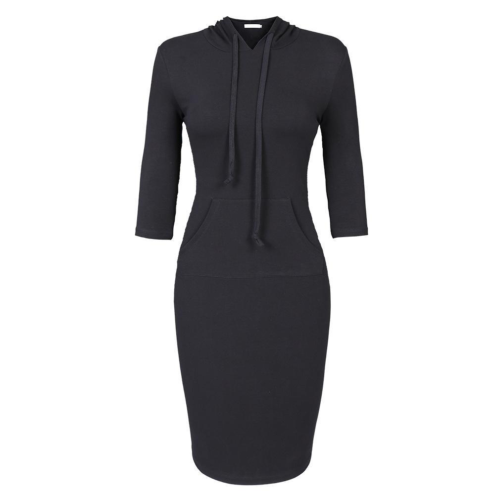 Heidi-Mode | Sportliches Hoodie-Kleid mit Kordelzug
