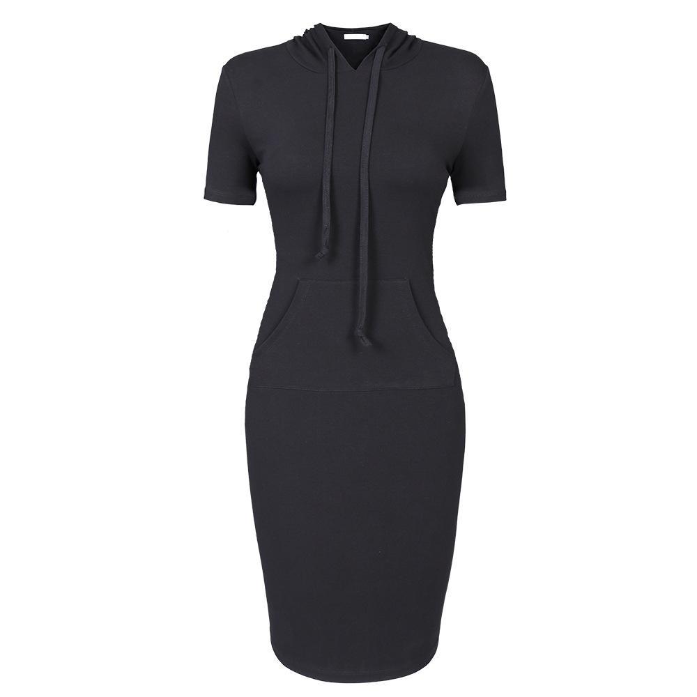 Heidi-Mode | Sportliches Hoodie-Kleid mit Kordelzug