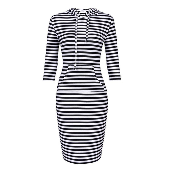 Heidi-Mode | Sportliches Hoodie-Kleid mit Kordelzug