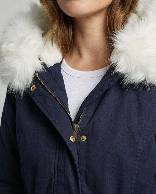 Warme Damen Winterjacke Mittellang | Heidi-Mode