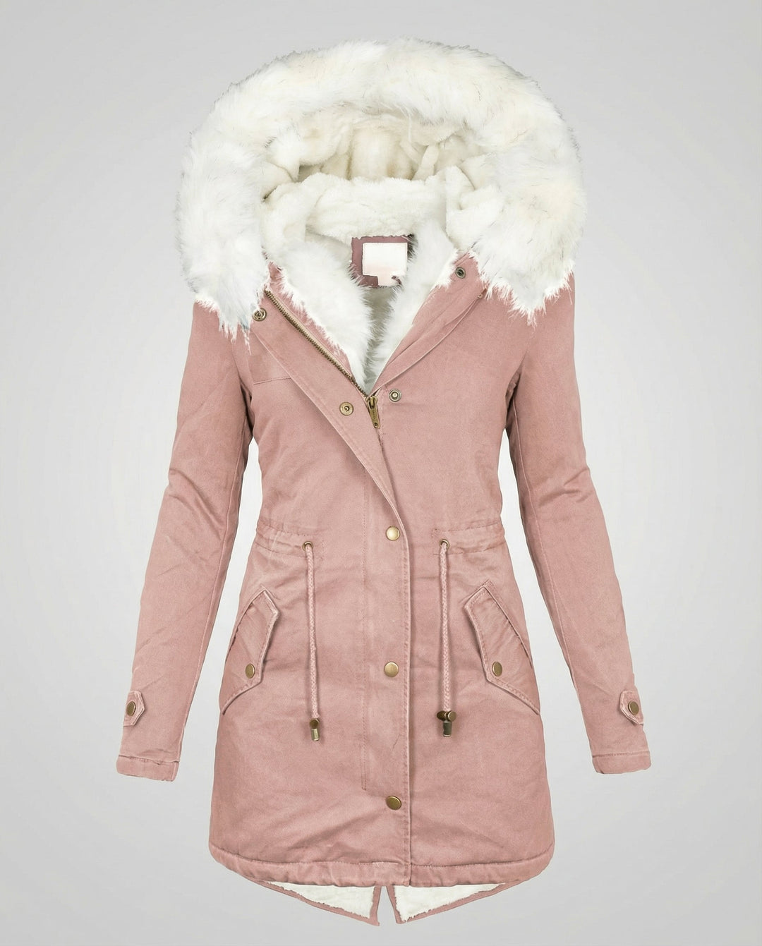 Warme Damen Winterjacke Mittellang | Heidi-Mode