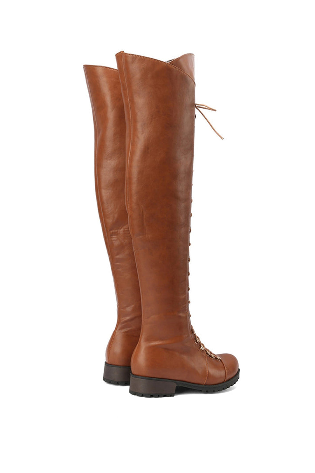 Heidi-Mode | Over-The-Knee Stiefel mit Schnürsenkeln