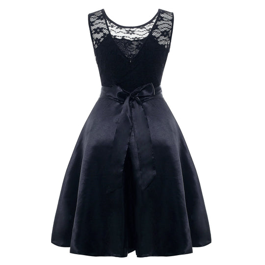 Heidi-Mode | Sweetheart Spitzen Käfig Cocktailkleid