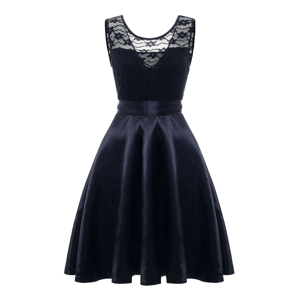 Heidi-Mode | Sweetheart Spitzen Käfig Cocktailkleid