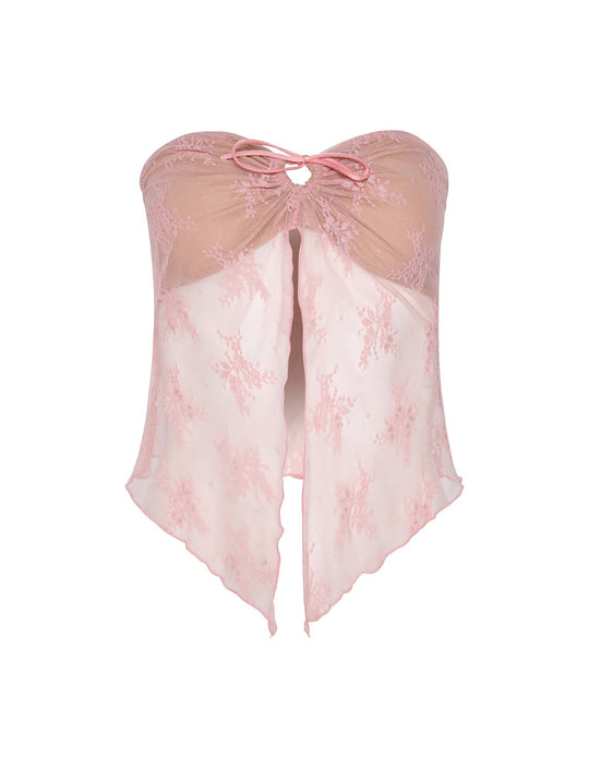 Heidi-Mode | Elegante Durchsichtige Bluse mit Rock