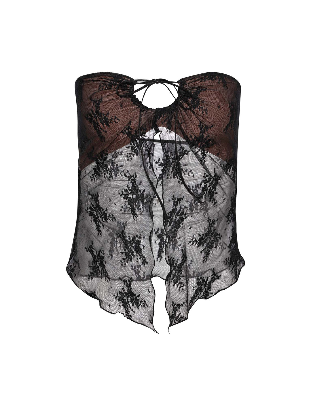 Heidi-Mode | Elegante Durchsichtige Bluse mit Rock