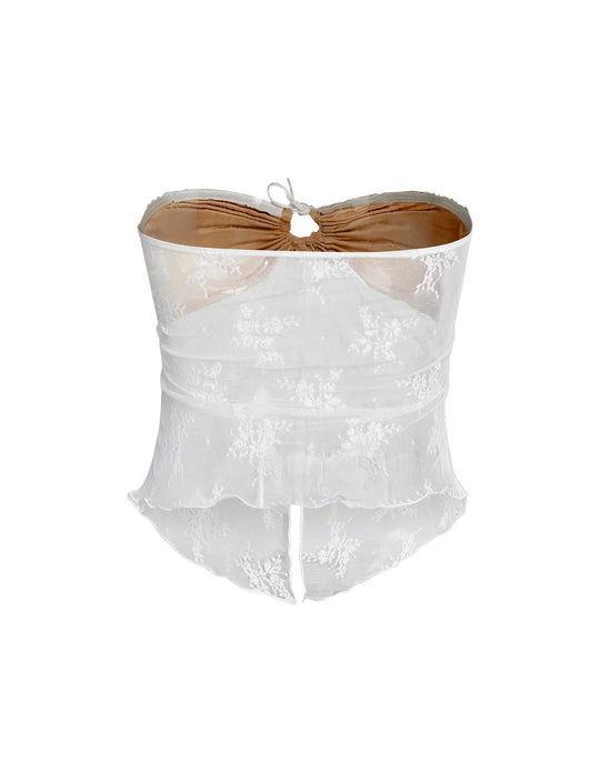 Heidi-Mode | Elegante Durchsichtige Bluse mit Rock