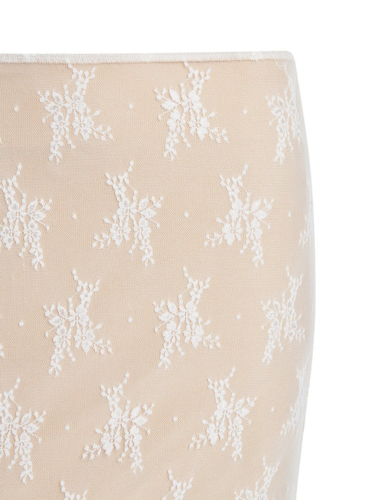 Heidi-Mode | Elegante Durchsichtige Bluse mit Rock