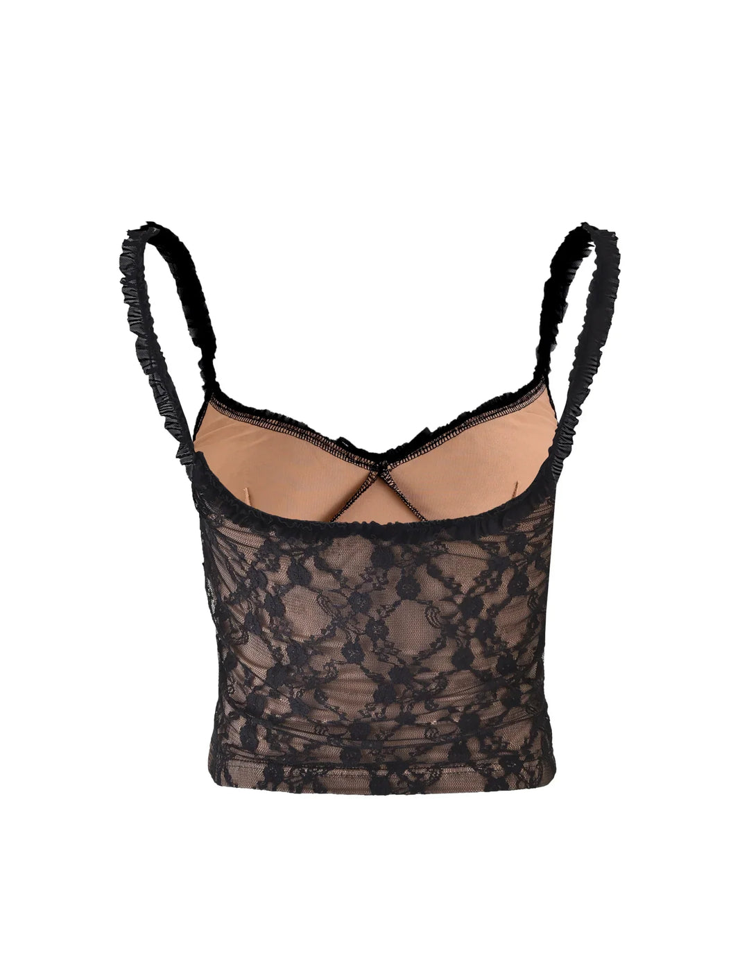 Heidi-Mode | Coquette Bogen Crop-Top