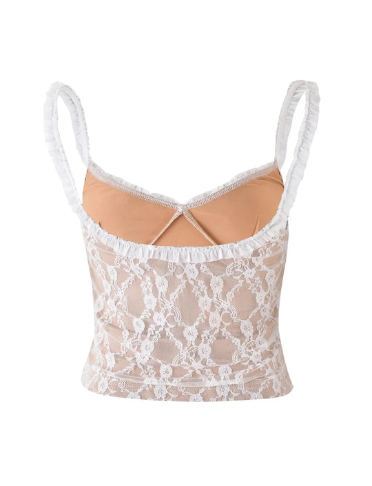 Heidi-Mode | Coquette Bogen Crop-Top
