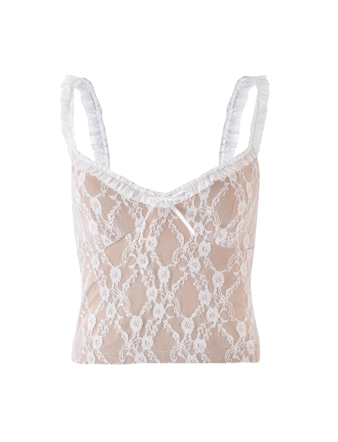Heidi-Mode | Coquette Bogen Crop-Top