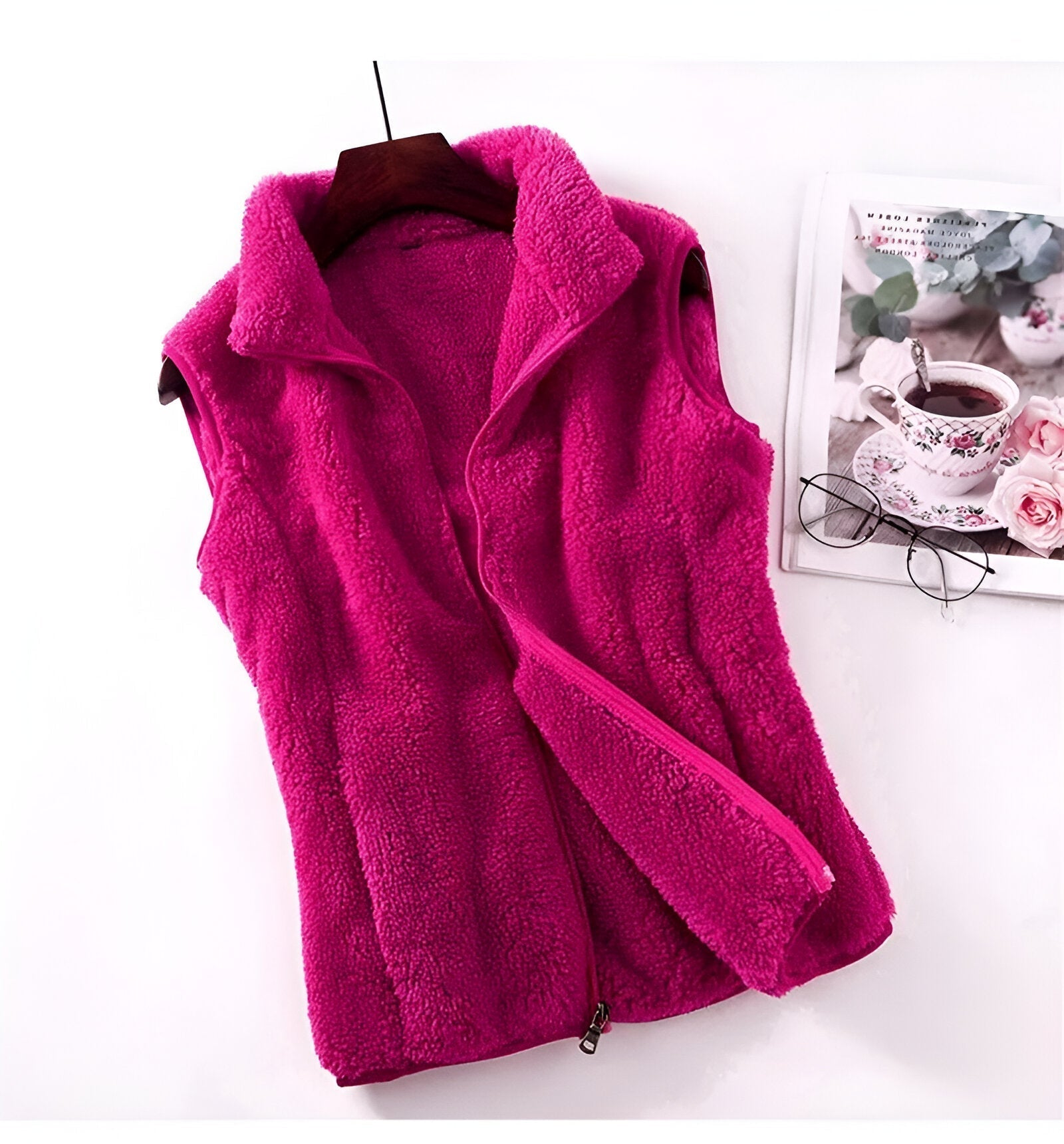 Heidi-Mode |  Polar Fleece-Winterweste für Frauen