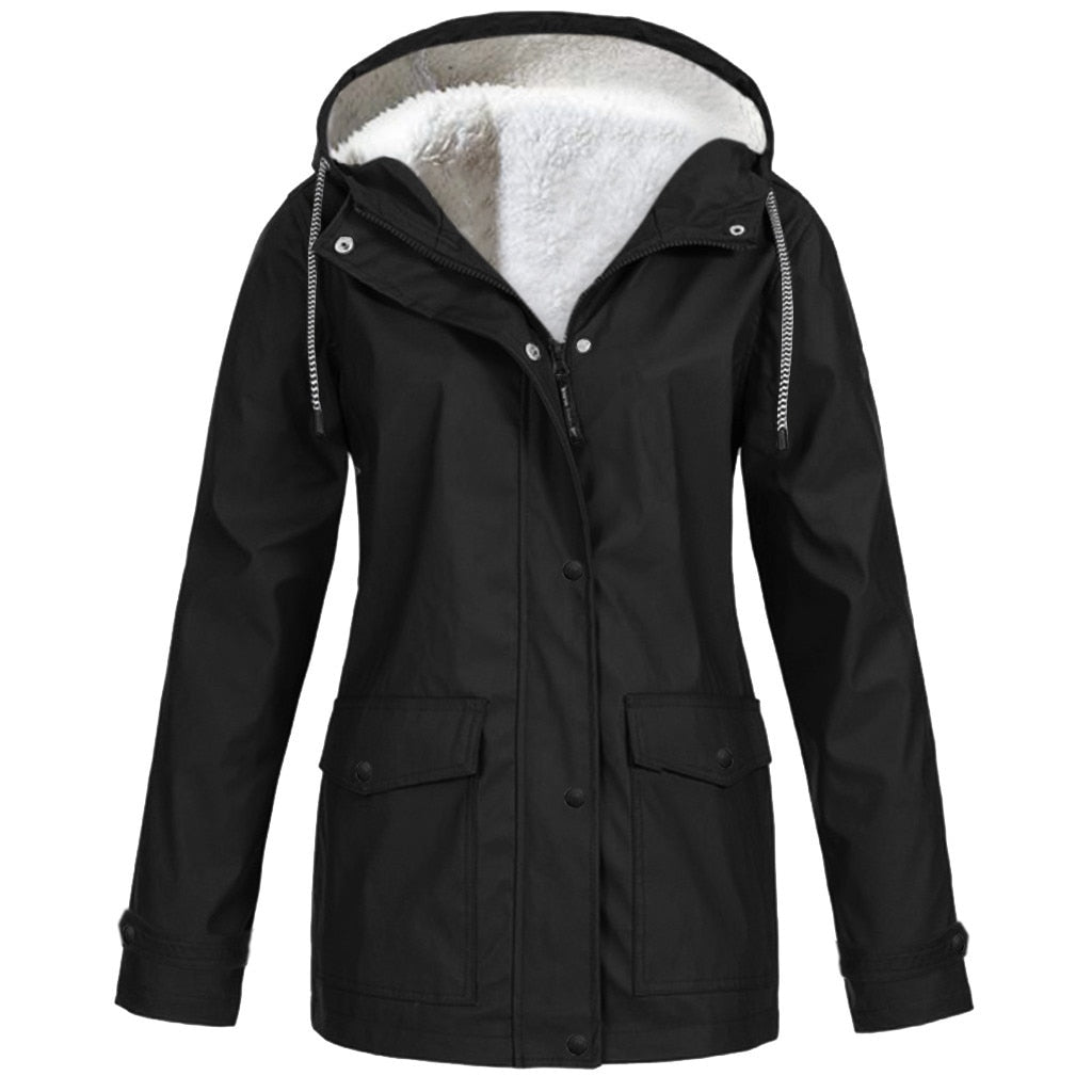 Heidi-Mode | Damen Outdoor Jacke Wasserdicht, Winddicht & Warmfutter