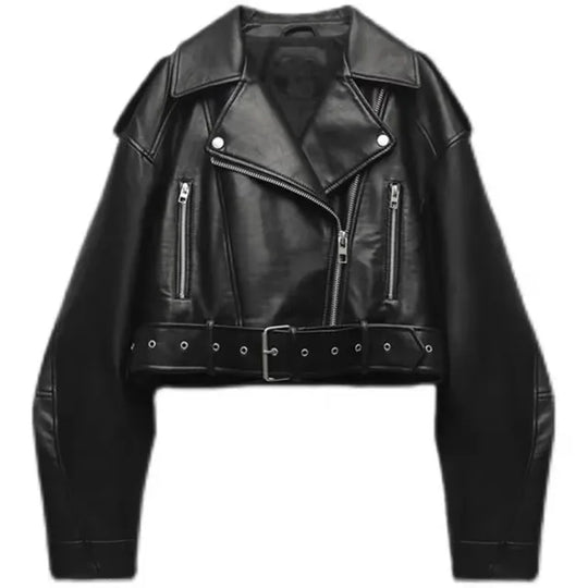 Heidi-Mode | Moderne Kurze Bikerjacke