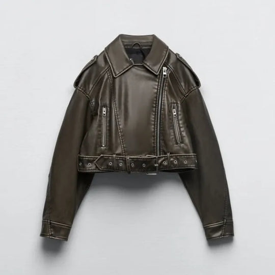 Heidi-Mode | Moderne Kurze Bikerjacke