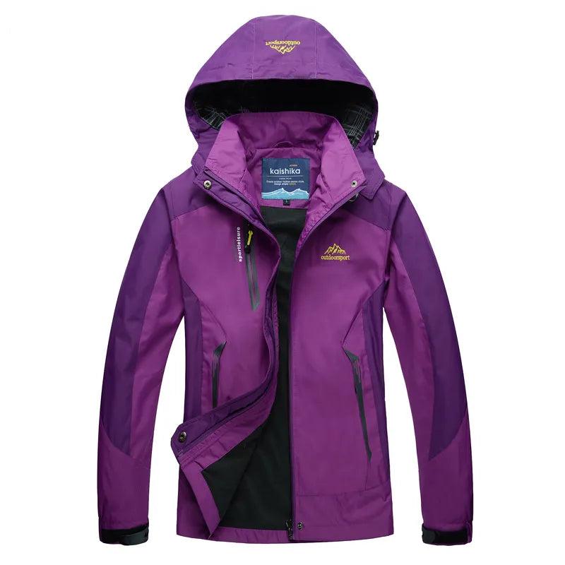 Heidi-Mode | 3-in-1 wasserdichte Regenjacke mit Kapuze für Damen