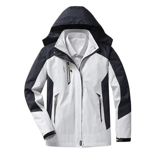 Heidi-Mode | 3-in-1 wasserdichte Regenjacke mit Kapuze für Damen