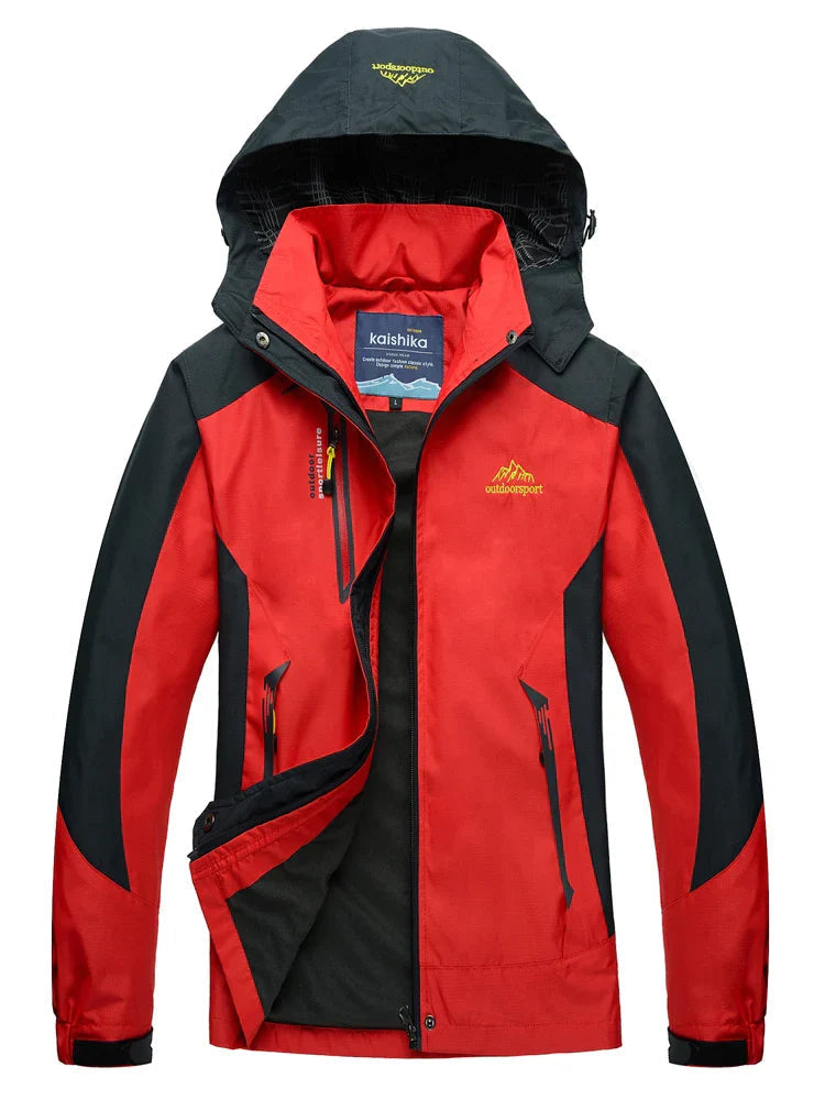Heidi-Mode | 3-in-1 wasserdichte Regenjacke mit Kapuze für Damen