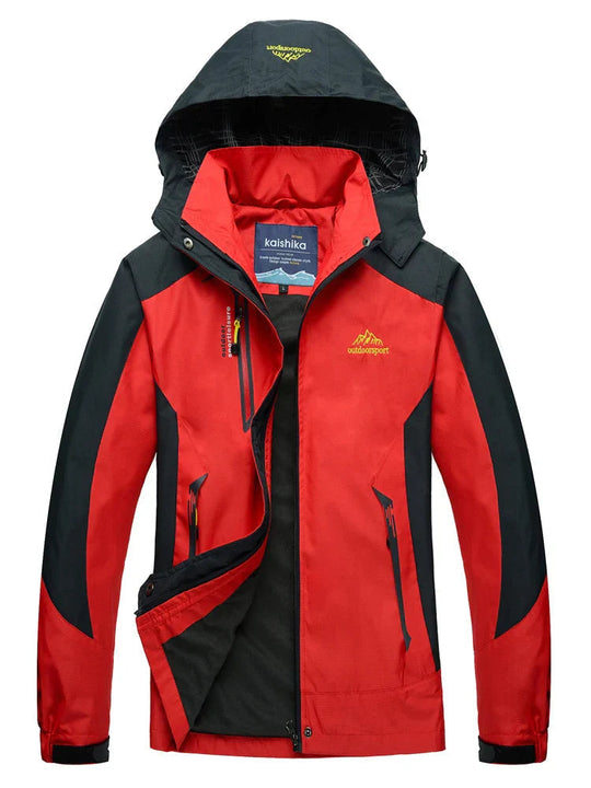 Heidi-Mode | 3-in-1 wasserdichte Regenjacke mit Kapuze für Damen