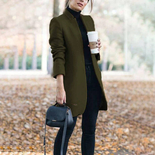 Heidi-Mode | Enger Kniestil Jacke für Frauen