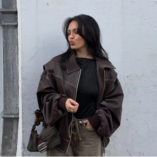 Heidi-Mode | Große Jacke mit Reißverschluss