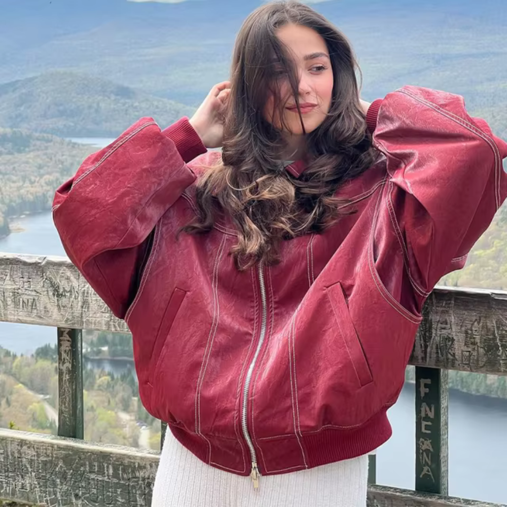 Heidi-Mode | Große Jacke mit Reißverschluss