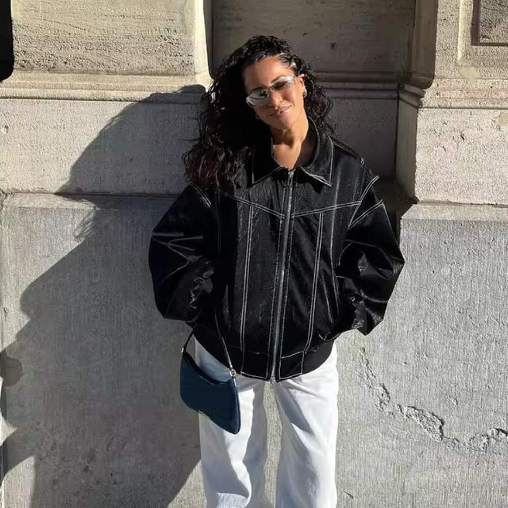 Heidi-Mode | Große Jacke mit Reißverschluss