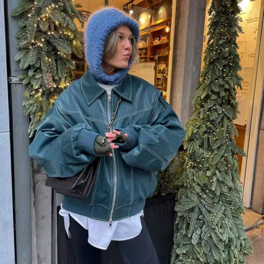 Heidi-Mode | Große Jacke mit Reißverschluss