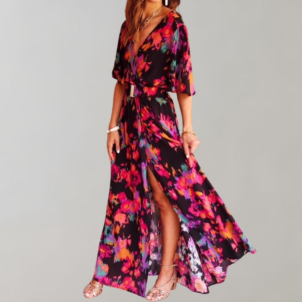 Lange maxi zomerjurk voor dames