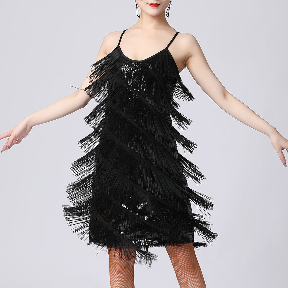 Heidi-Mode | Fransen Kleid mit Tanzenden Bewegungen